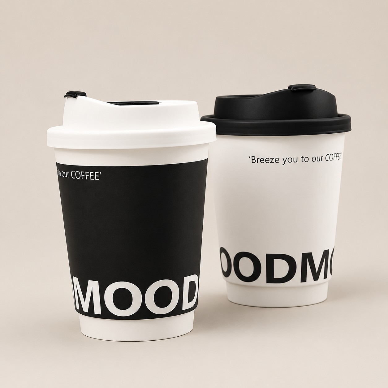 Modern Minimalist Branded Cups